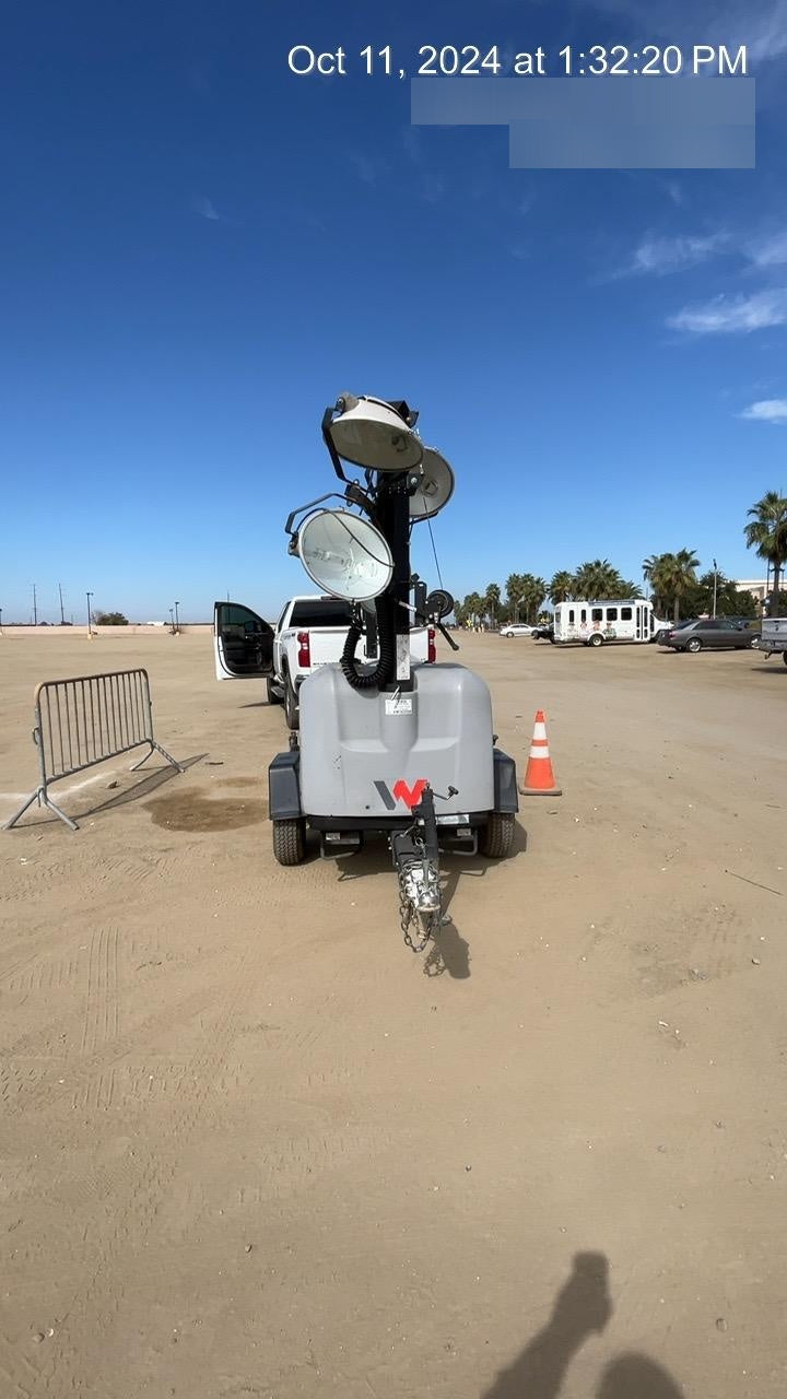 2019 Wacker Neuson LTV6L-MH Wacker Neuson LTV6L Mobile Light Tower w/Fuel Level Sensor Installed