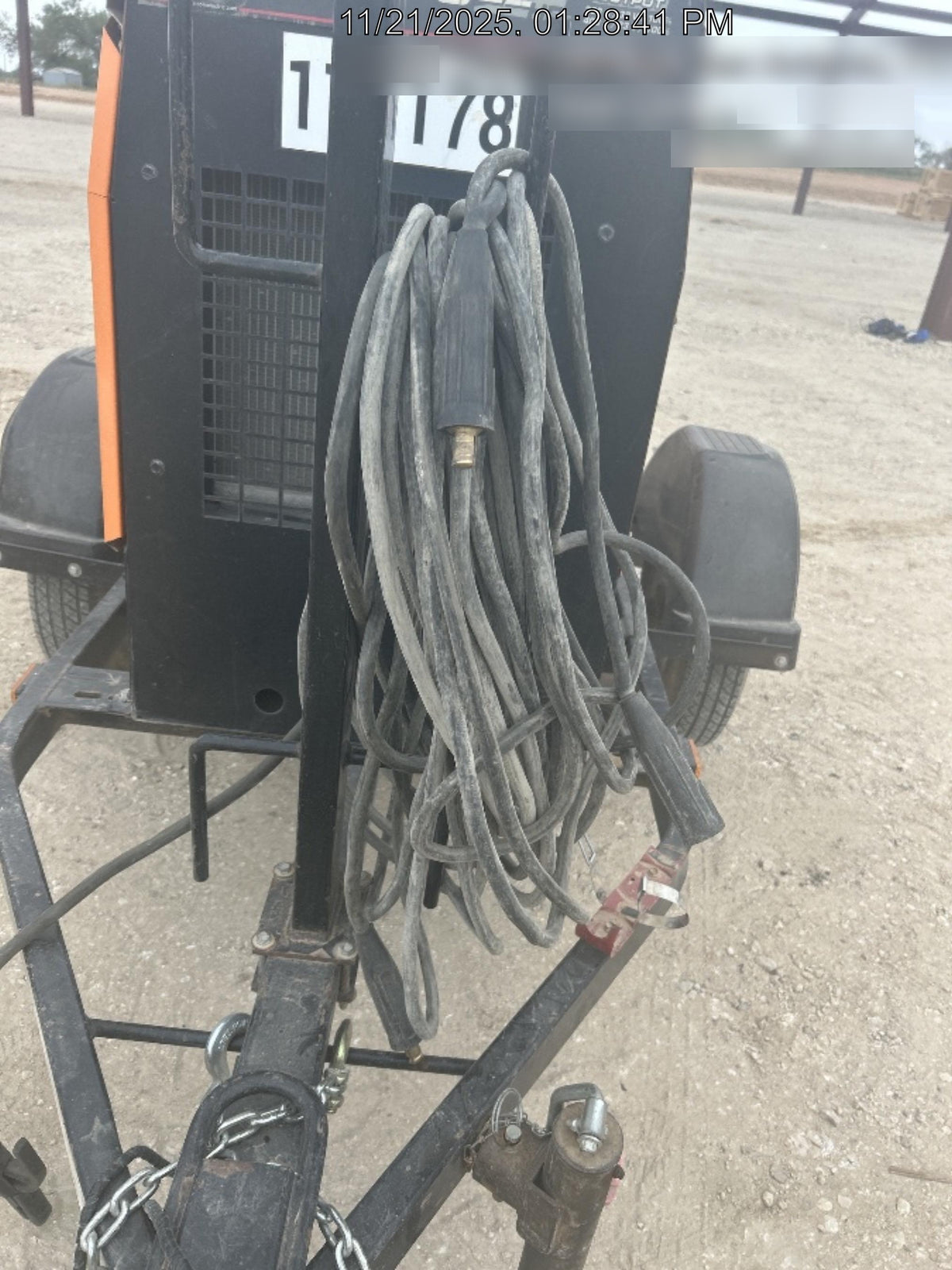 2021 Lincoln Electric Vantage 322 Vantage 322 Ready Pak 3 w/ Decals, ORANGE (includes trailer, cable rack, fender light kit) NO Telematics