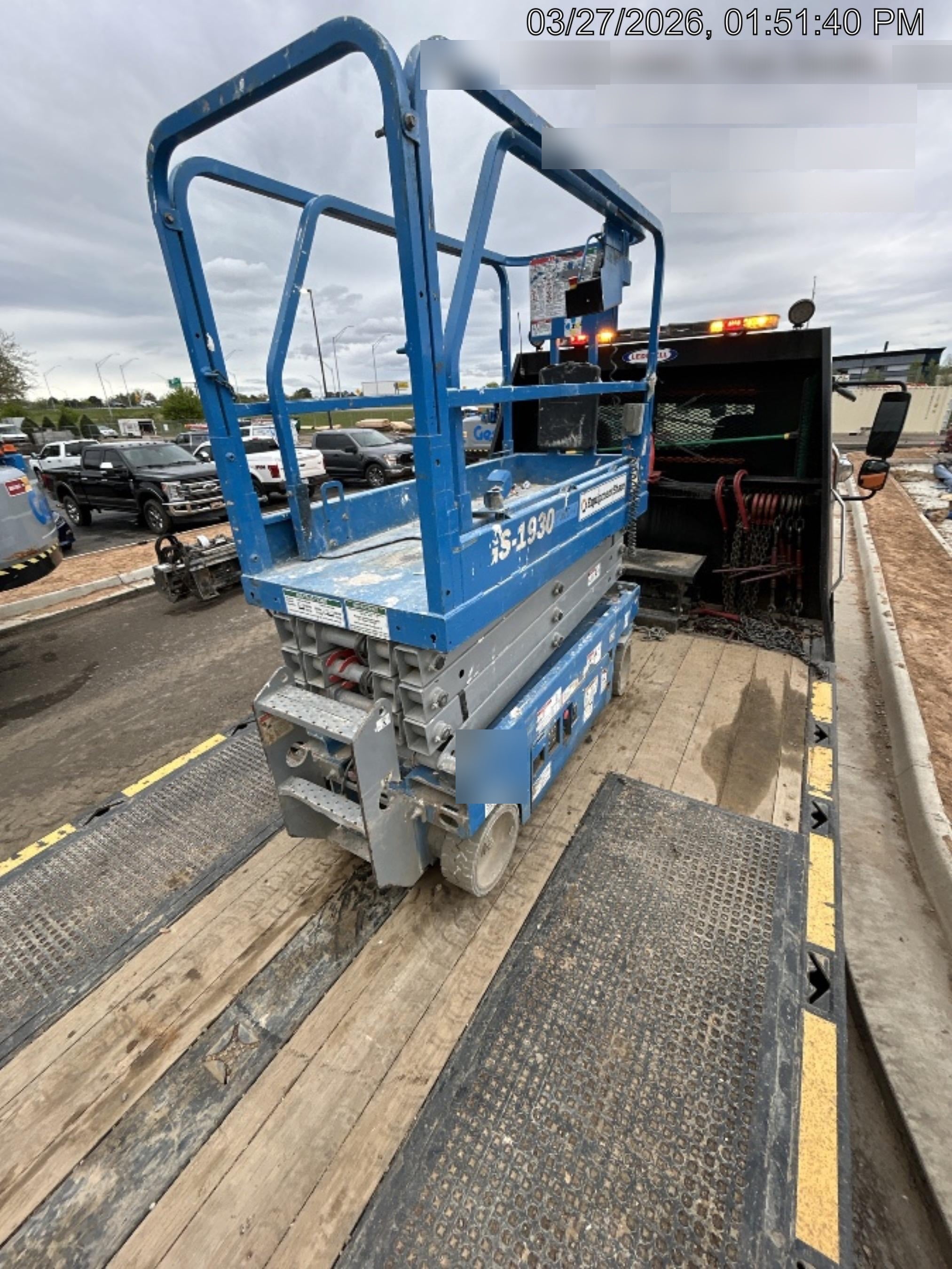 2020 Genie GS-1930 Fixed rails with chain entry gate - Pre A92.20