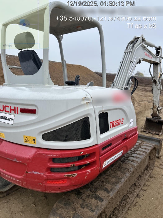 2020 TAKEUCHI TB250-2