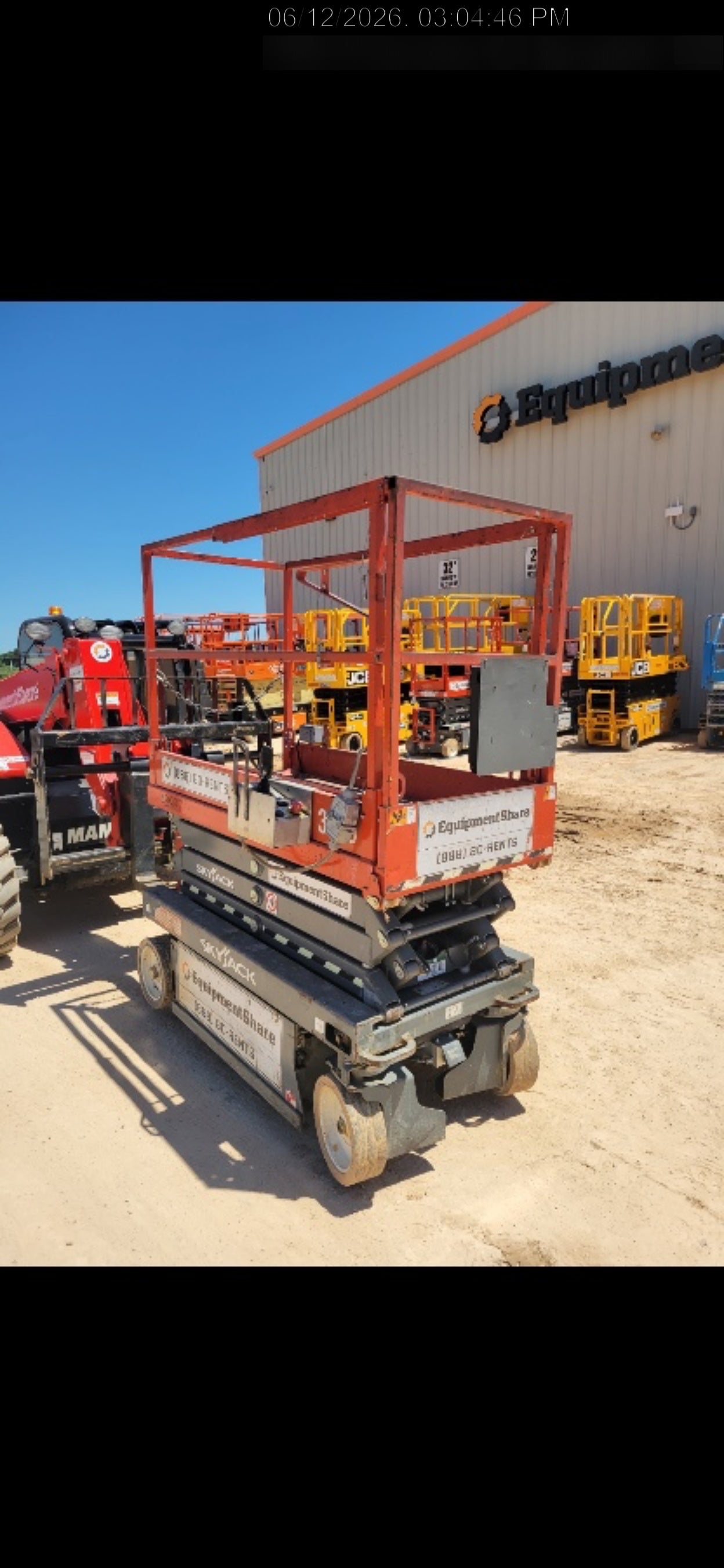 2019 Skyjack SJIII-3219 Standard Options, Trojan Batteries