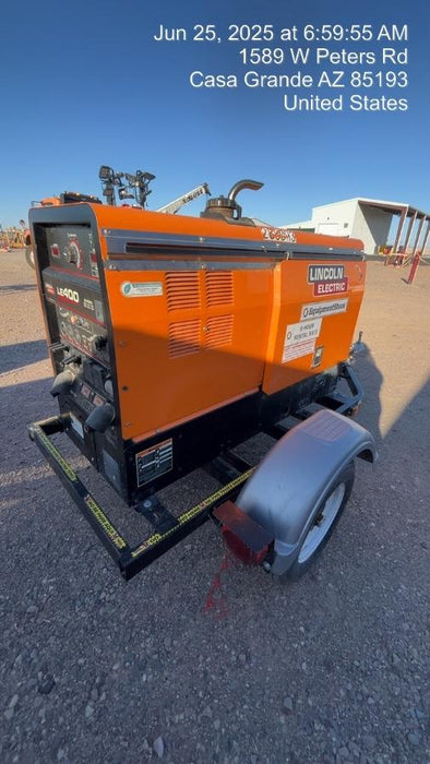 2023 Lincoln Electric LE400 Kubota V1505, Trlr, Cable Rack, Light Kit, ES Decals, T3