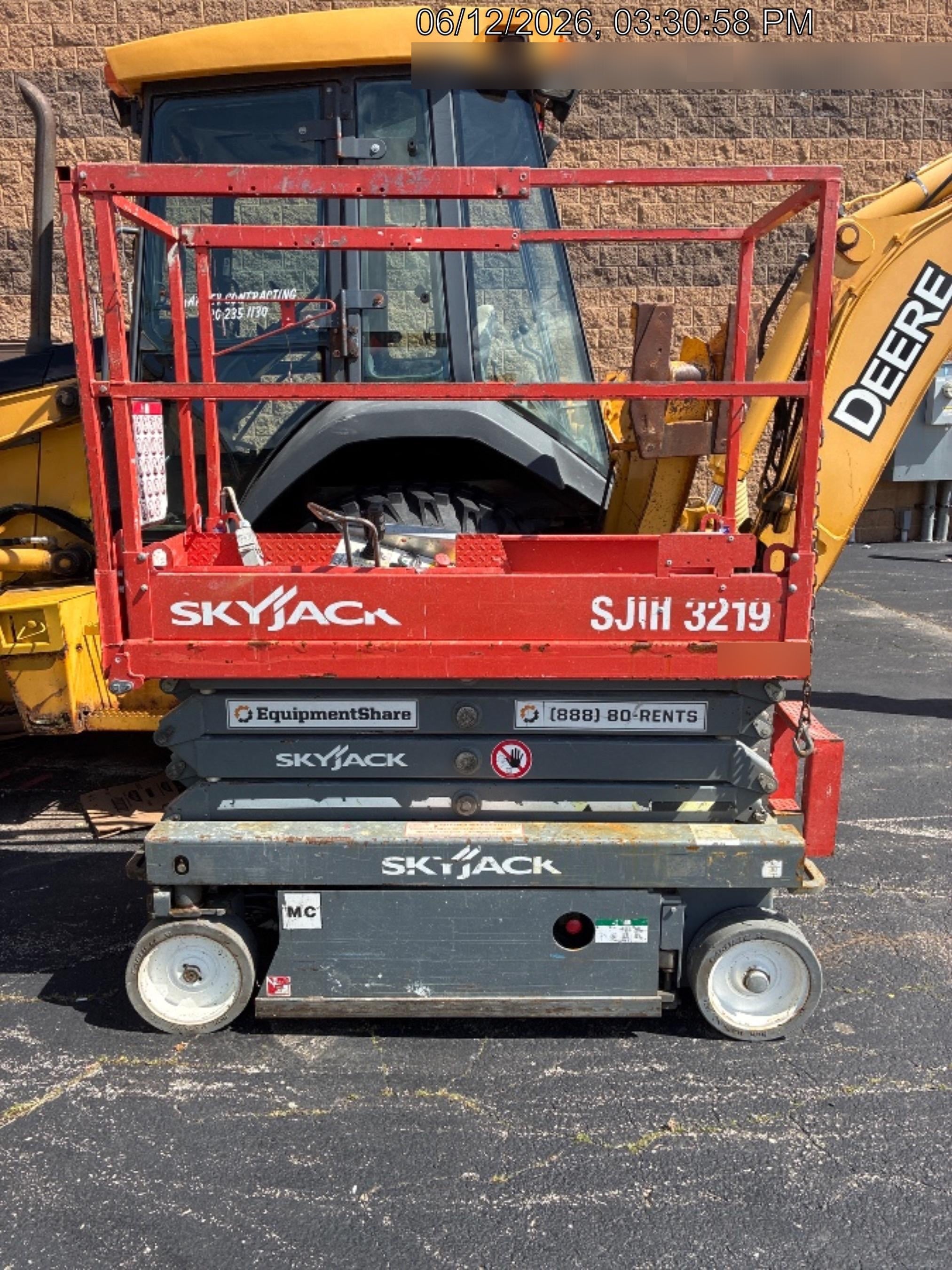 2018 Skyjack SJIII-3219 Standard Rental Specs
