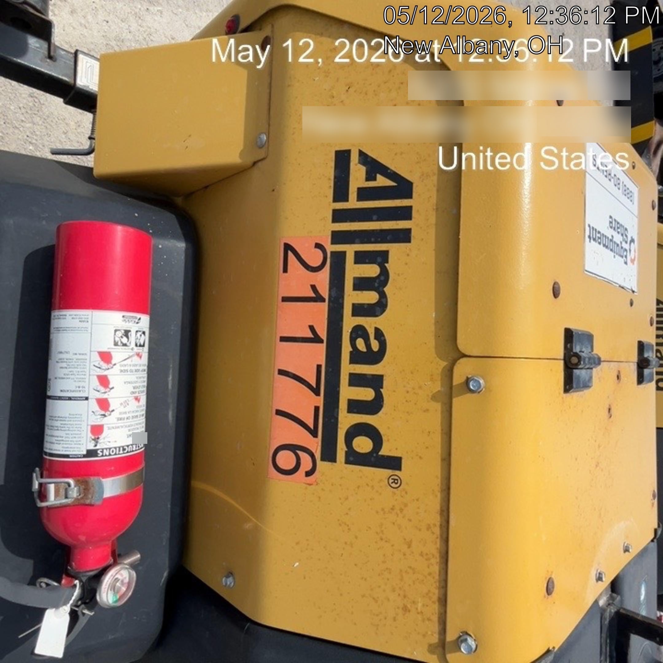2022 Allmand NLV3GR (4) LED Light Fixture 350W, 23' Vertical Mast, 3kW Prime, Towable, Deep Sea L401, Leveling Jacks, Yanmar T4F 5.8hp