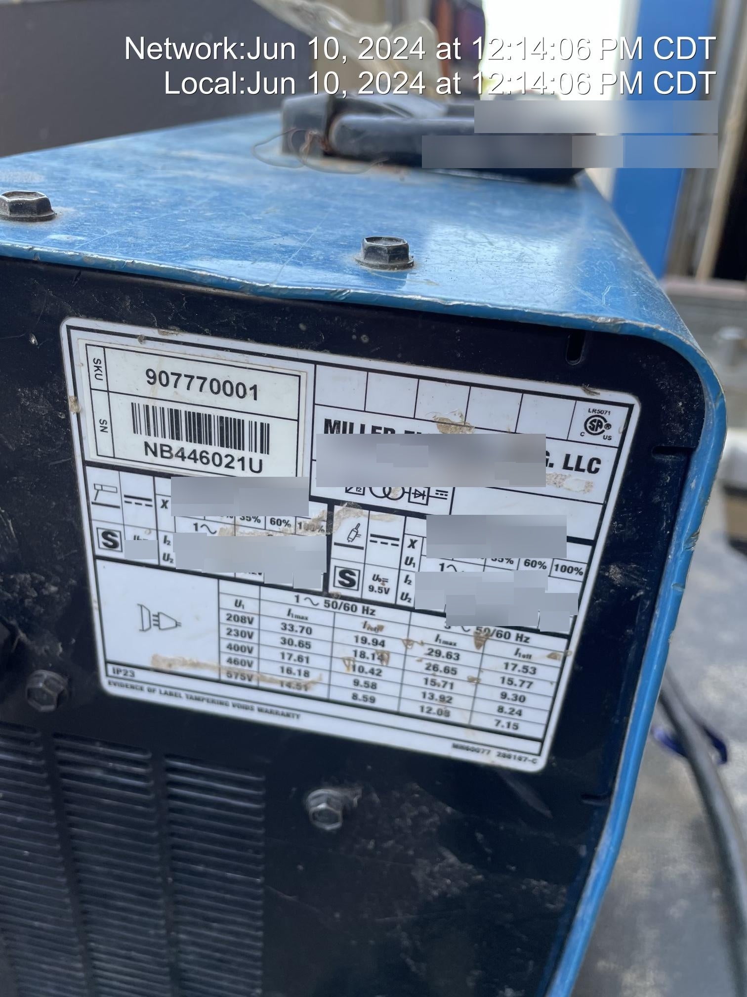 2022 MILLER ELECTRIC CST-280