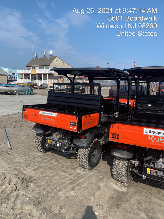 2021 Kubota RTV-X1140W-H Plastic Canopy, Windshield Acrylic Clear, LED Strobe Light, Wire Harness Kit, Back up Alarm