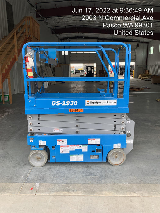 2020 Genie GS-1930 Standard Machine, 800W Inverter