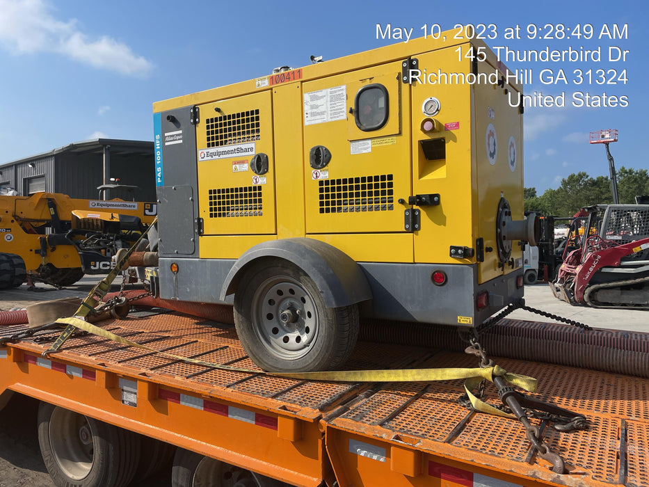 2020 ATLAS COPCO PAS 100 HF CS Enclosed