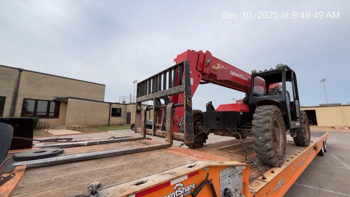 2019 Manitou MTA8044 74hp T4F, Open ROPS, Cab and Boom LED work lights, Auxiliary Hydraulics, Solid Tires, Amber strobe, Lift Hook 66" Carriage, 60" Forks