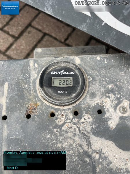 2019 Skyjack SJIII-3226 Standard Options, Trojan Batteries