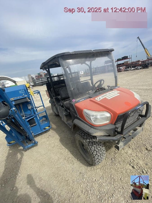 2022 Kubota RTV-X1140W-H Plastic Canopy, Windshield Acrylic Clear, LED Strobe Light, Wire Harness Kit, Back up Alarm