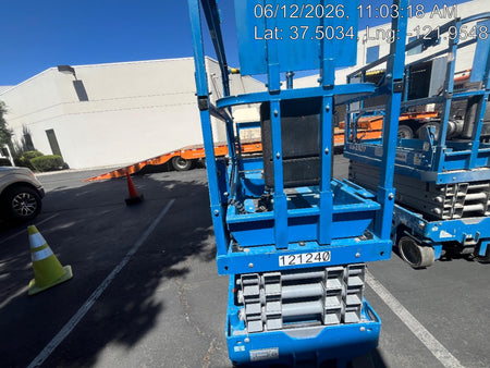 2020 Genie GS-1930 Solid Non Marking Tires, Beacon, Folding rails with half height swing gate, Telematics