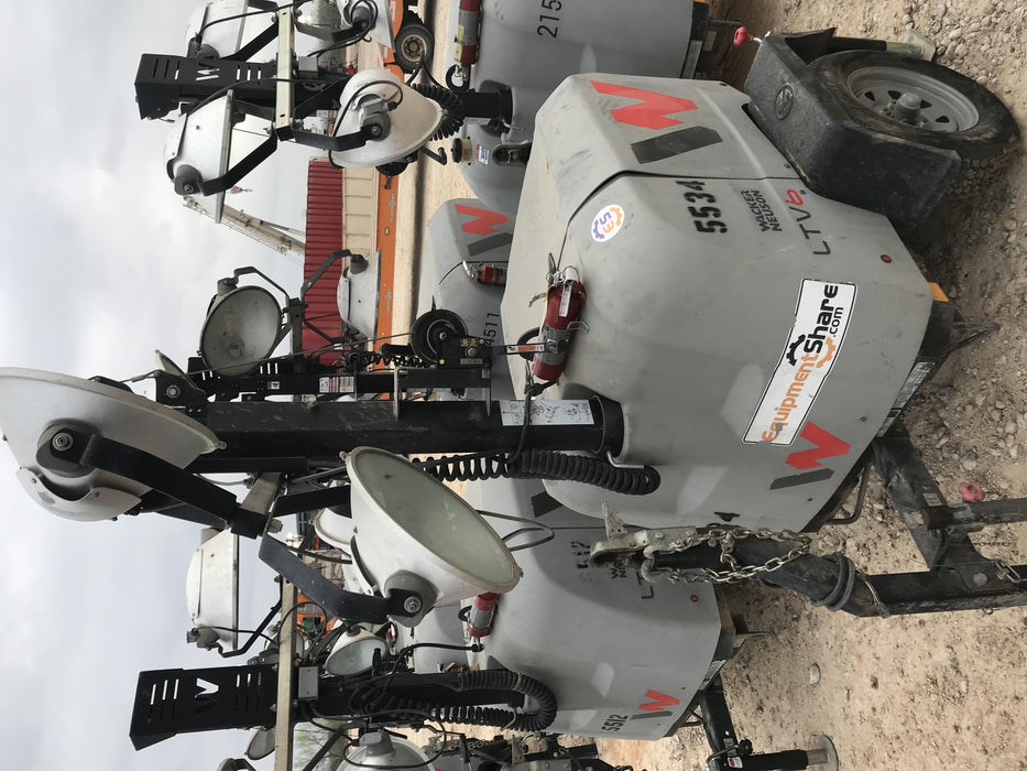 2017 Wacker Neuson LTV6L-MH Wacker Neuson 6 kW Towable Light Generator