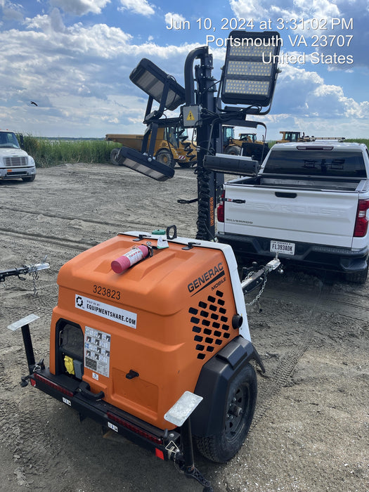 2023 Generac MLT2 Diesel, Flex Switch 120V Input, Powerzone Controller, (4) 320W LED Lights, 4kW Generator, 39.9 Gal Fuel Tank, 2" Ball, T3