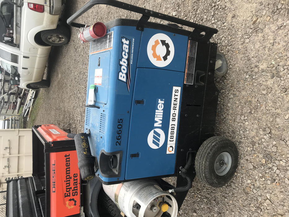 2019 Miller Electric BOBCAT 250 LP/Propane, Running Gear, Tank Bracket, Hose