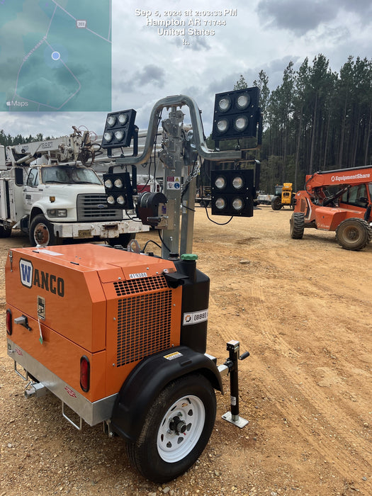 2024 Wanco WLTT-4MM4K Diesel, Deep Sea Controller, Shore Power Plug, Auto Start, (4) 350W LED Floodlights, 4kW Generator, 60 Gal Fuel Tank, 2" Ball, T3