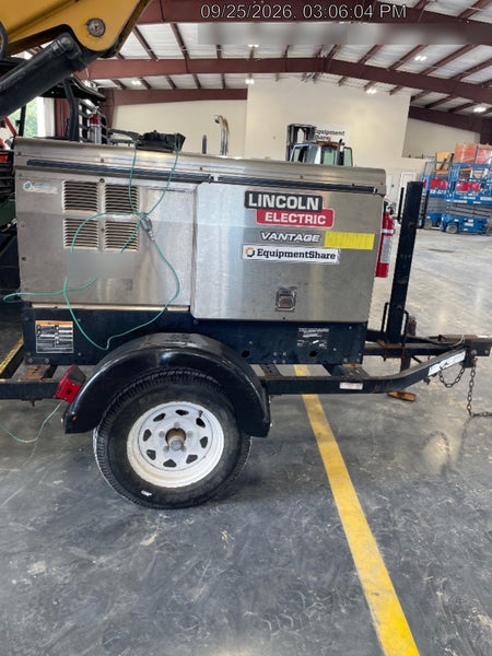 2020 Lincoln Electric Vantage 322 Welder Ready-Pak 3, w/ GPS & Decals (includes trailer, cable rack, fender light kit)