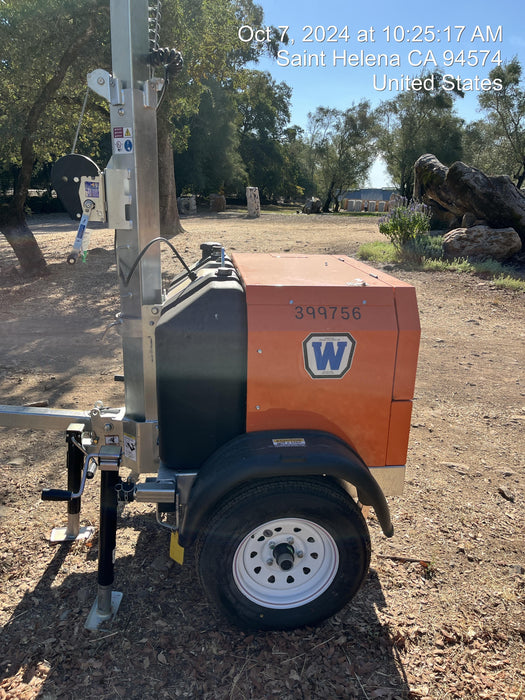 2024 Wanco WLTT-4MM4K Diesel, Deep Sea Controller, Shore Power Plug, Auto Start, (4) 350W LED Floodlights, 4kW Generator, 60 Gal Fuel Tank, 2" Ball, T3