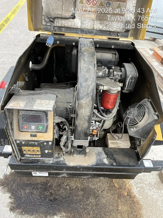 2022 Allmand NLV3GR (4) LED Light Fixture 350W, 23' Vertical Mast, 3kW Prime, Towable, ES Decals, T3