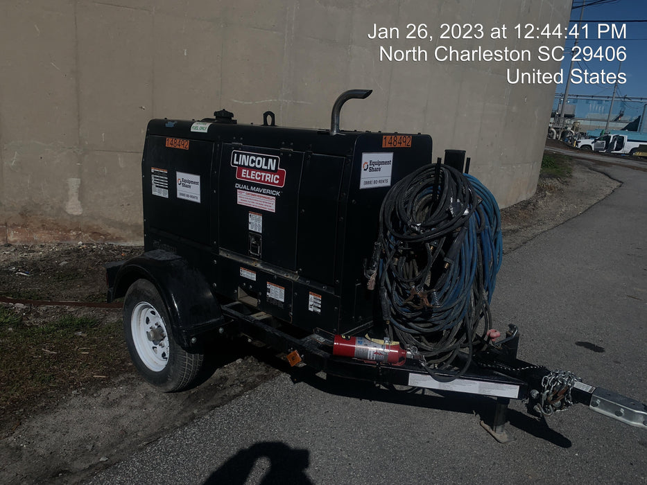 2021 Lincoln Electric Dual Maverick 200/200X Ready Pak 3 (includes trailer, cable rack, fender light kit)