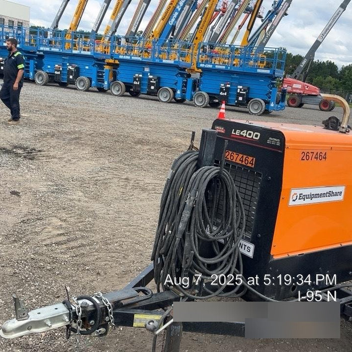 2022 Lincoln Electric LE400 Kubota V1505, Trlr, Cable Rack, Light Kit, ES Decals, T3