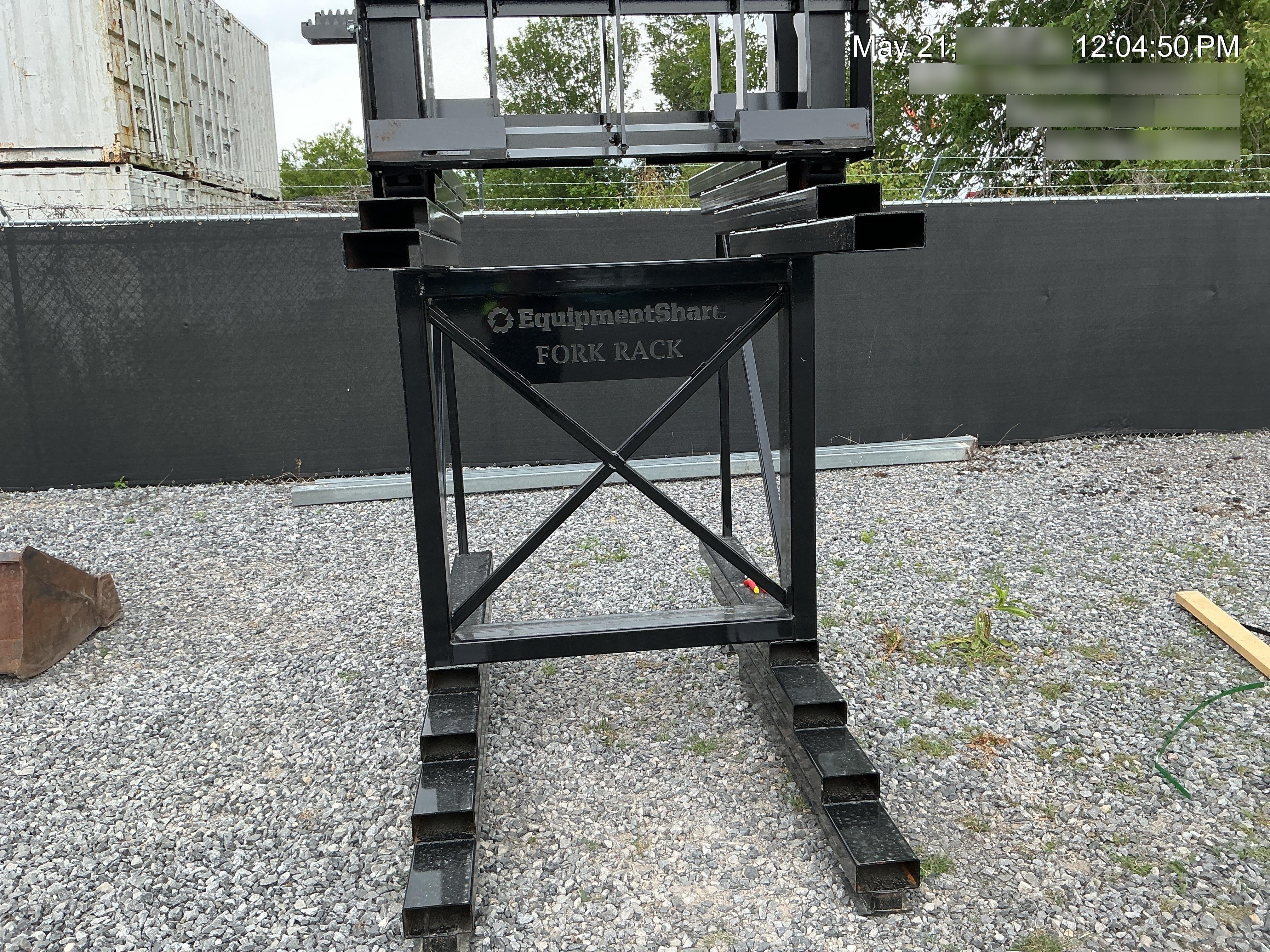 2025 FLUID POWER SUPPORT Fork Rack