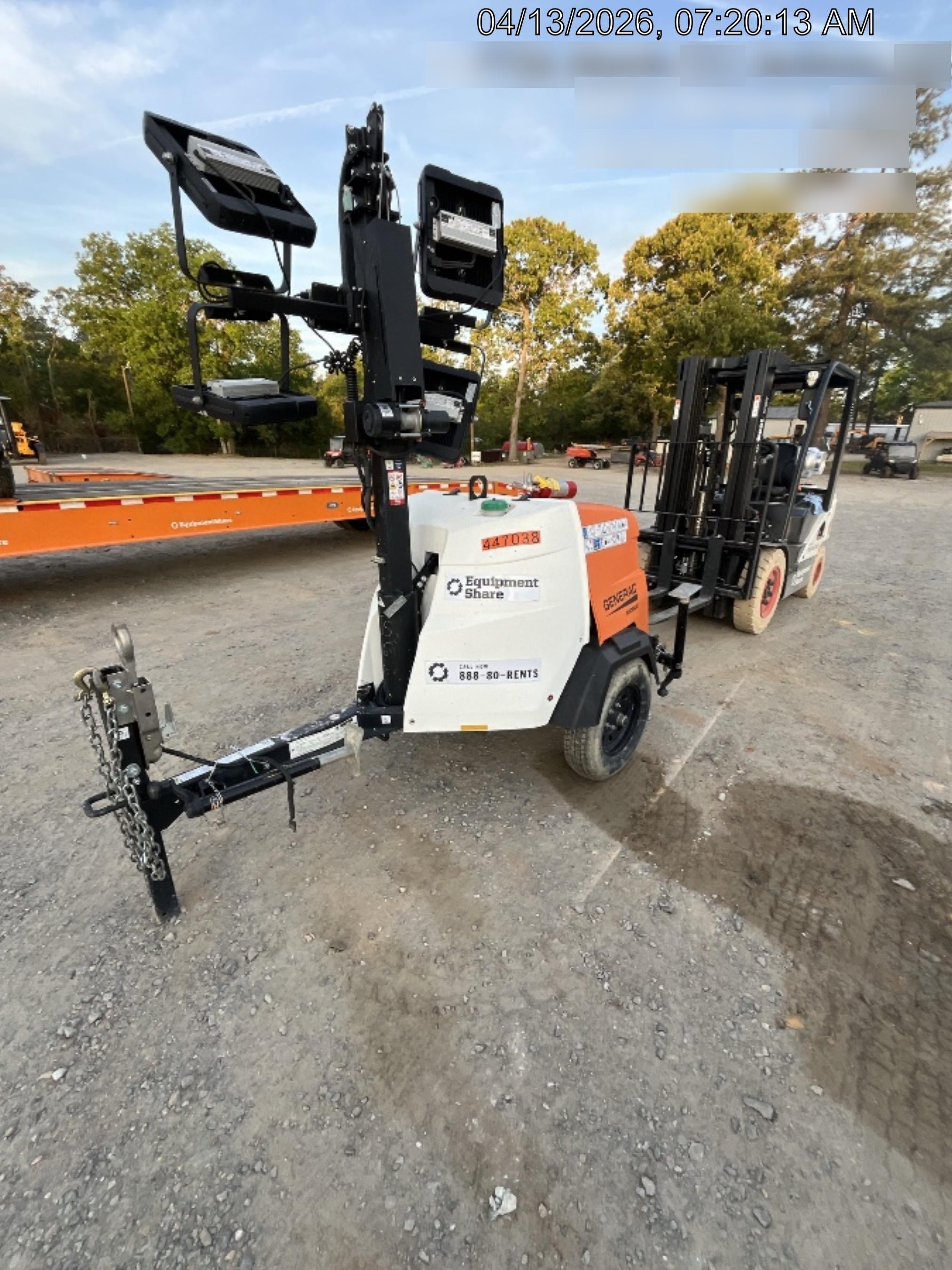 2024 Generac MLT6SKDS-STD4 ELEC WINCH Diesel, Electric Winch Mast, Powerzone Controller, (4) 320W LED Lights, 4kW Generator, 39.9 Gal Fuel Tank, 2" pintle, T3
