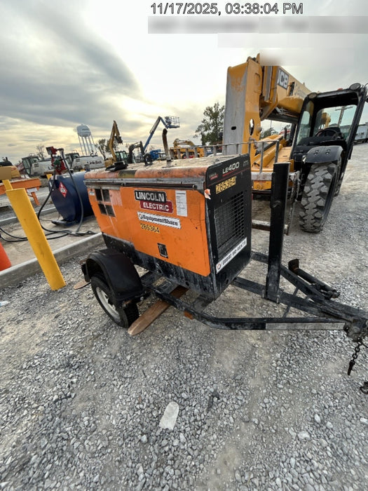 2022 Lincoln Electric LE400 Kubota V1505, Trlr, Cable Rack, Light Kit, ES Decals, T3