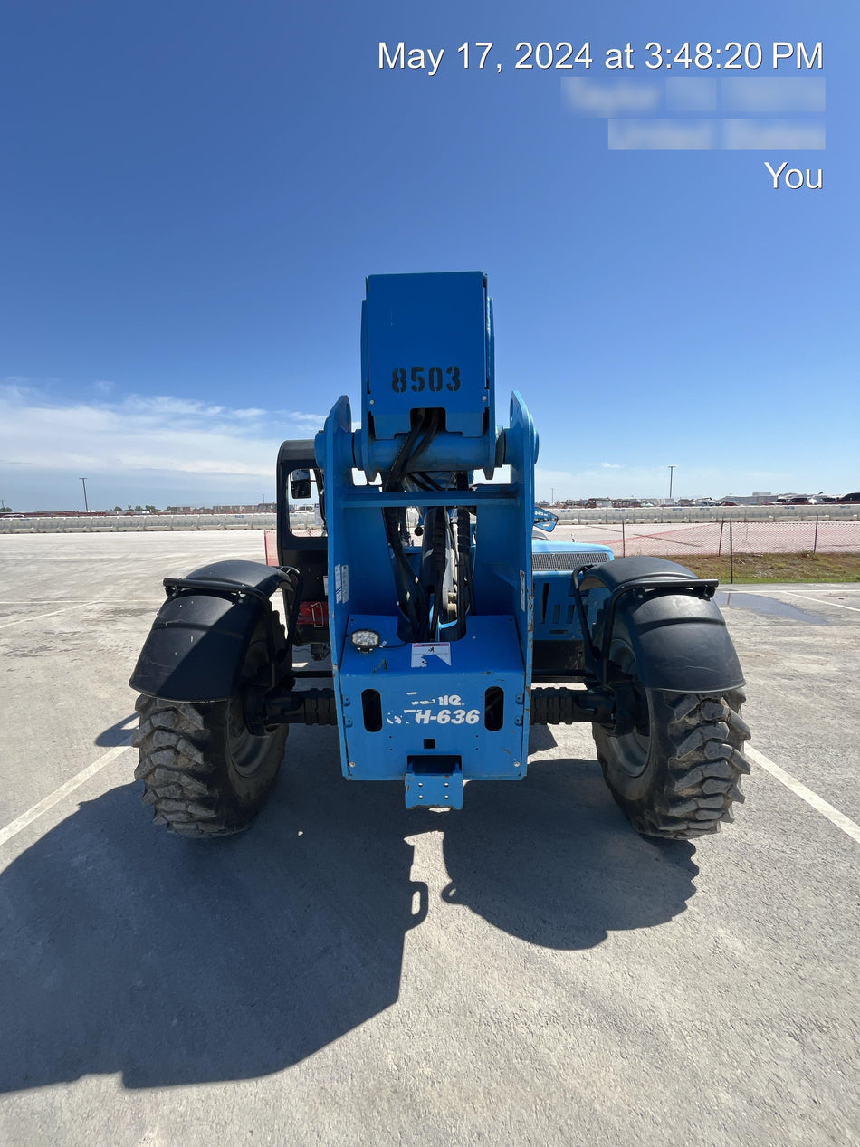 2018 Genie GTH-636 Genie GTH-636 w/Open ROPS, FF Tires, Work Light/Beacon, 48" Carriage and Forks