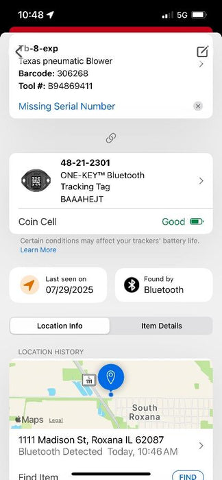 2023 TEXAS PNEUMATIC TOOLS, INC. TB-8-EXP
