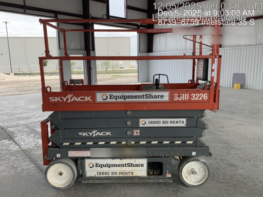 2019 Skyjack SJIII-3226 Standard Options, Trojan Batteries