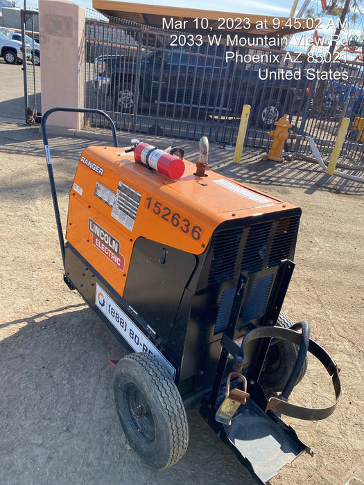 2021 Lincoln Electric Ranger 305 LPG LPG One-Pak (includes undercarriage, tank holder & tank strap) ORANGE