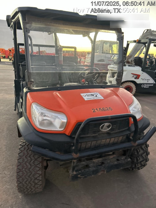 2022 Kubota RTV-X1140W-H Plastic Canopy, Windshield Acrylic Clear, LED Strobe Light, Wire Harness Kit, Back up Alarm