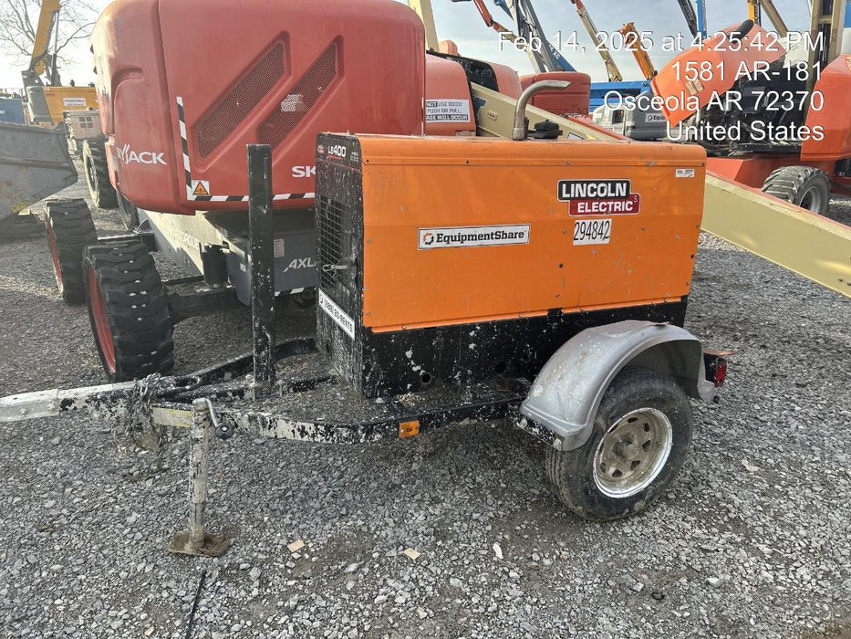 2023 Lincoln Electric LE400 Kubota V1505, Trlr, Cable Rack, Light Kit, ES Decals, T3