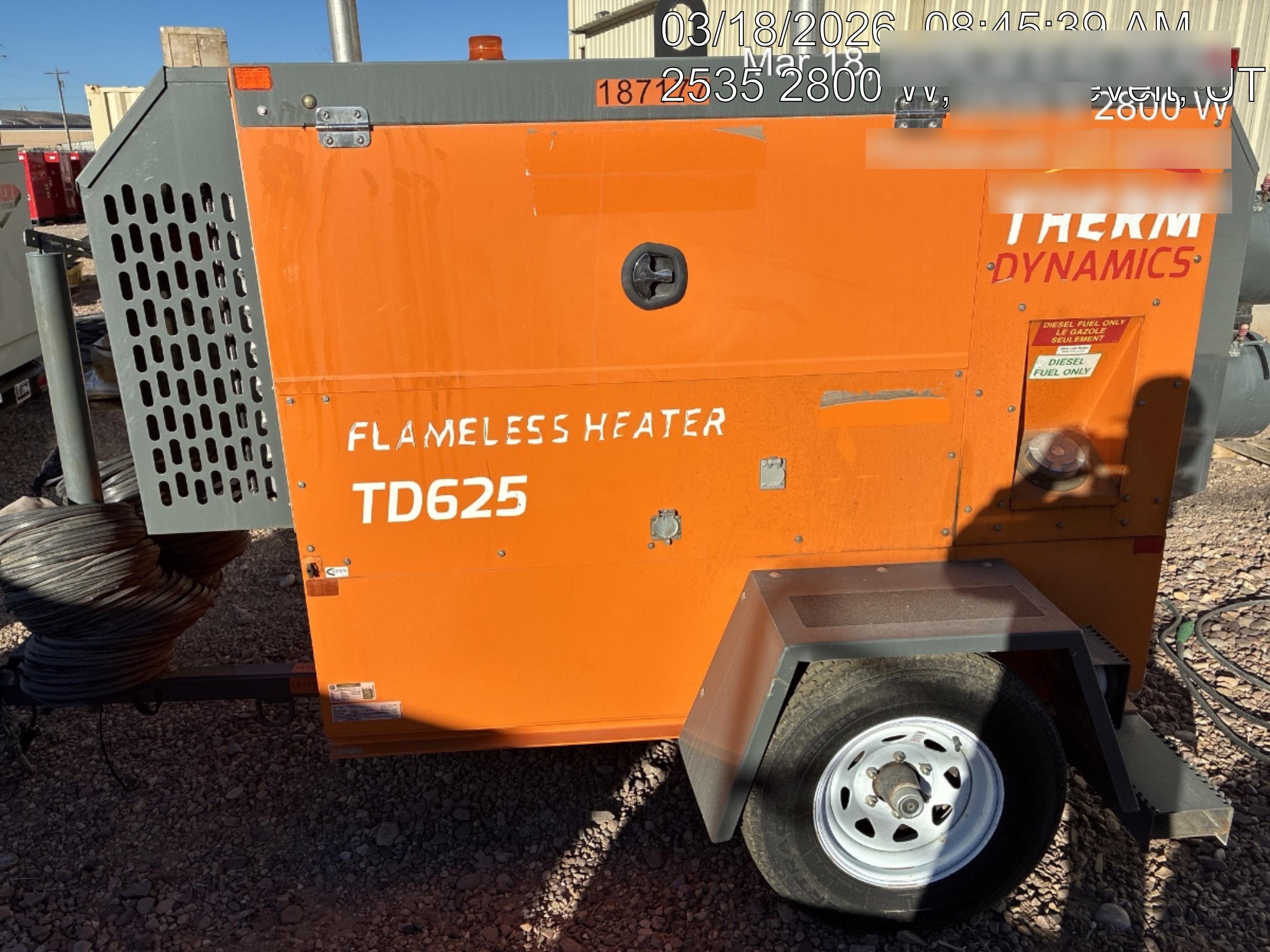 2021 THERM DYNAMICS TD625