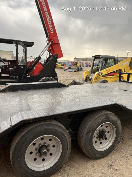 2025 TEXAS PRIDE TRAILERS 21' Lowboy Gravity Tilt Bed 14K Bumper Pull Trailer