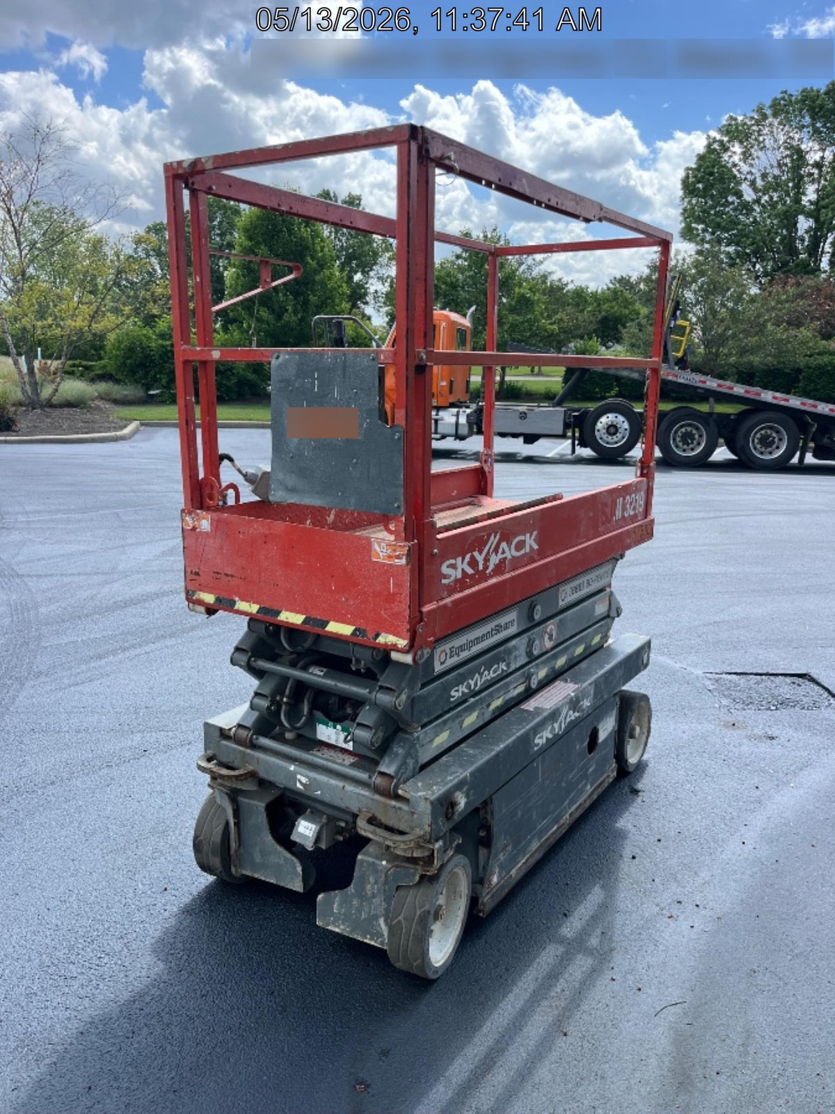 2016 Skyjack SJIII-3219 Standard Rental Specs