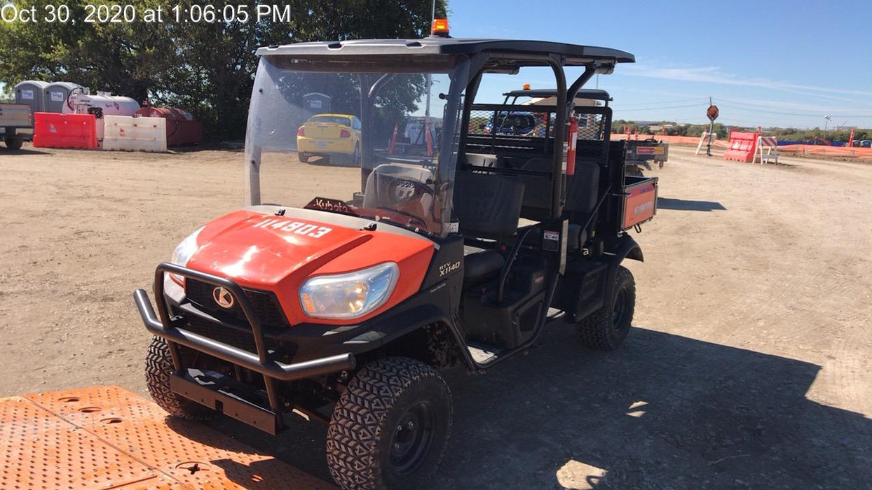 2020 Kubota RTV-X1140 CANOPY,STROBE,BACK UP ALARM,WINDSHIELD, FIRE EXT