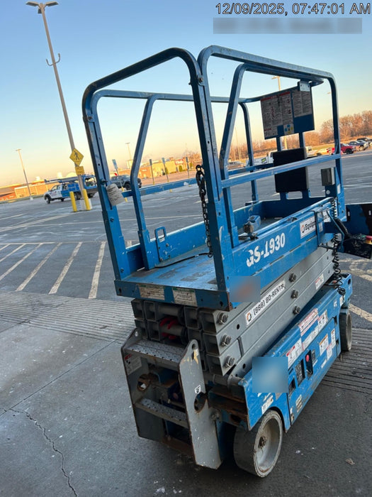 2019 Genie GS-1930 Fixed Rails with Chain Entry