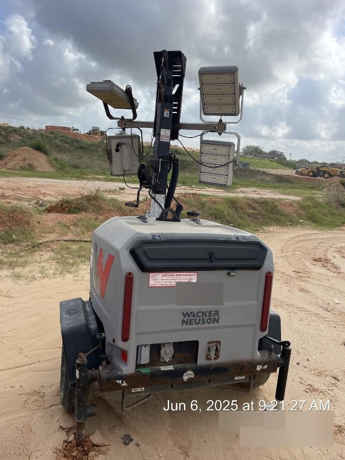 2019 Wacker Neuson LTV6K-LED LTV6K Light Tower, LED 300W, Telematics EQ SH Kubota