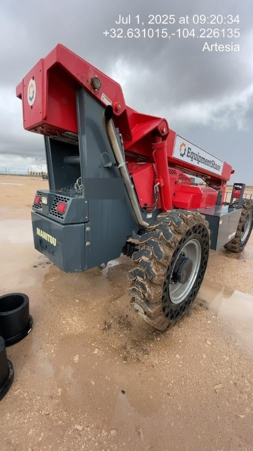 2018 Manitou MTA8044 MTA 8044 - 74 HP T4, Canopy, Worklights/Strobe, Beacon, 66" Carriage, 48" Forks, Solid Tires, Lift Hook, Aux Hydraulics