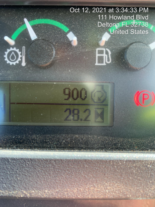 2020 John Deere 410L - Extendable Stick Cab/Heat/Air, 4WD, Extendable Stick, Pilot Controls, 2 Way Hydraulics, TAG Manual QC