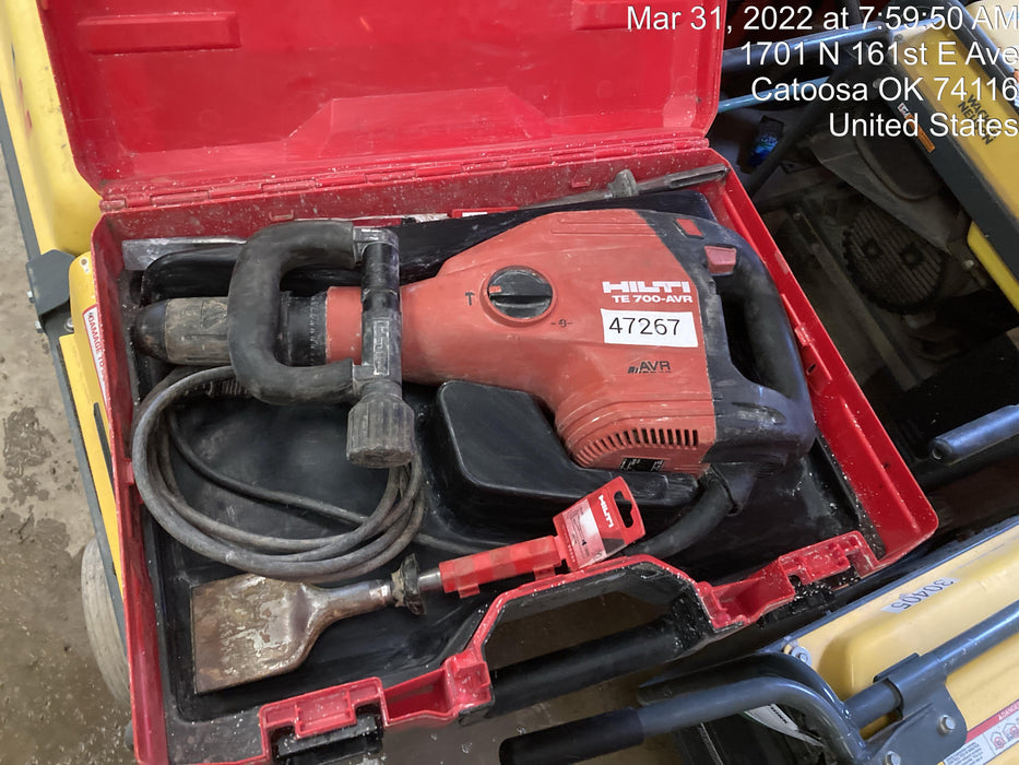 2019 HILTI TE 700-AVR
