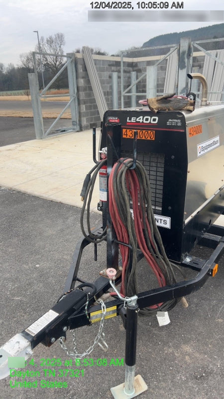 2024 Lincoln Electric LE400 Kubota V1505, Trlr, Cable Rack, Light Kit, ES Decals, T3