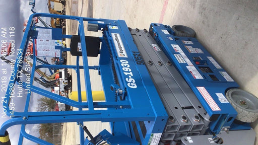 2019 Genie GS-1930 Fixed Rails with Chain Entry