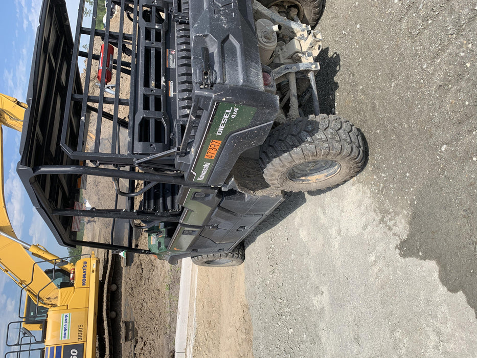 2019 Kawasaki Mule PRO-DXT Standard Options, Backup Alarm, Beacon, Plastic Hard Top, Poly Windshield, Horn Kit