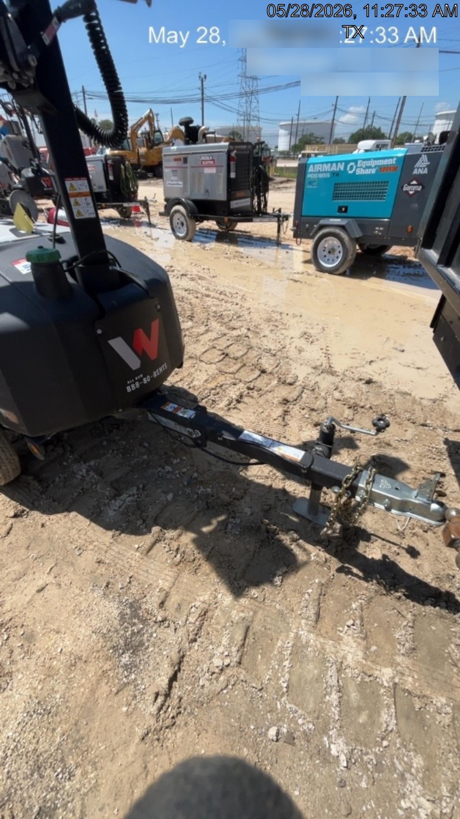 2024 Wacker Neuson LTT4 Diesel, Kohler KDW702, Deep Sea Controller, Auto Start, LED 320W, Bypass Outlet, T3