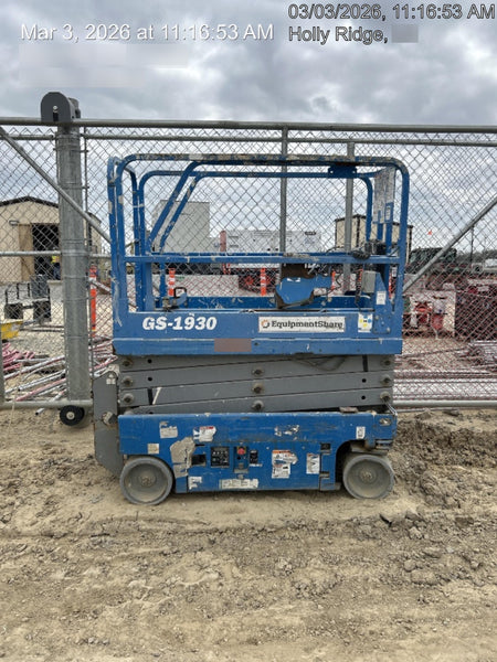 2019 Genie GS-1930 Fixed Rails with Chain Entry