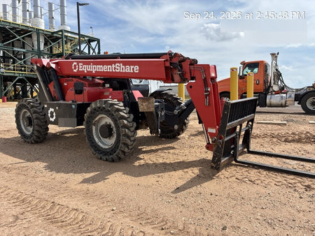 2020 Manitou MTA10055 Cab/Heat/Air, 120 HP, Solid Tires, Work Lights, Lift Hook, Auxiliary Hydraulics w/66" Carriage and 60" Forks