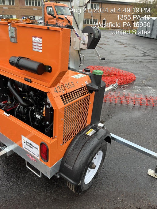 2024 Wanco WLTT-4MM4K Diesel, Deep Sea Controller, Shore Power Plug, Auto Start, (4) 350W LED Floodlights, 4kW Generator, 60 Gal Fuel Tank, 2" Ball, T3
